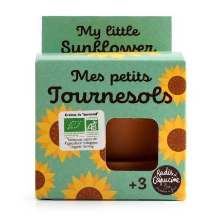 Mes petits Tournesols Bio - Radis et Capucine