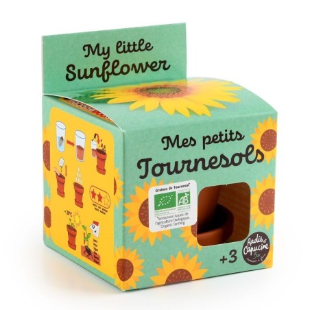 Mes petits Tournesols Bio - Radis et Capucine