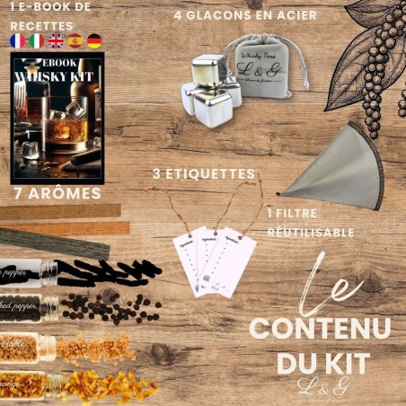 Kit Whisky Découverte Whisky Arrangé - Louise & Gaston