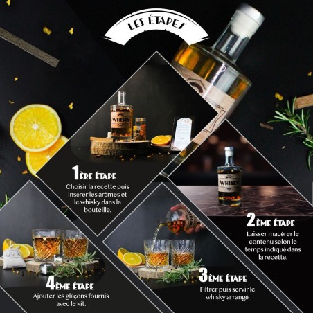 Kit Whisky Complet Whisky Arrangé - Louise & Gaston