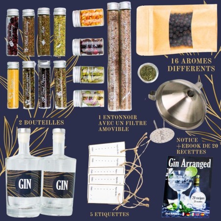Kit Gin Complet Gin Arrangé - Louise & Gaston