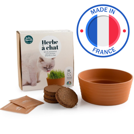 Coffret Herbe à Chat - Radis et Capucine