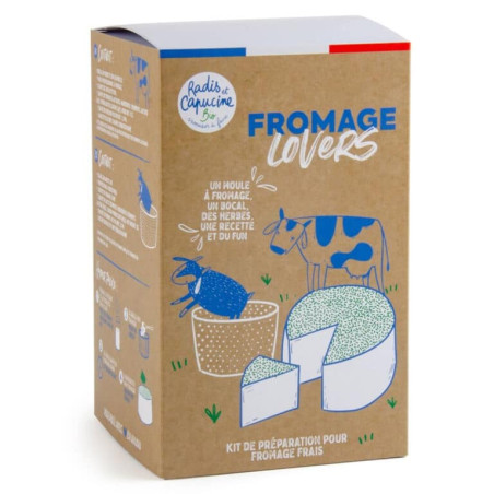 Kit pour Fabriquer son Fromage Bio - Radis et Capucine