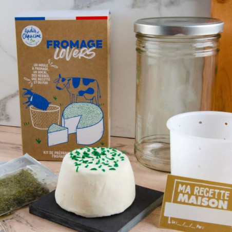 Kit pour Fabriquer son Fromage Bio - Radis et Capucine