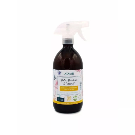 Spray Ortie, Bardane & Pissenlit 500 mL - Croissance des plantes - Aïako
