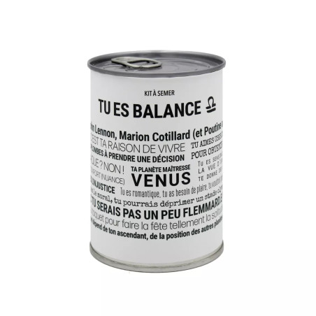 Kits à Semer Balance avec "Tout est Dit" - Mauvaises Graines