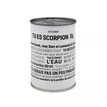 Kits à Semer Scorpion avec "Tout est Dit" - Mauvaises Graines