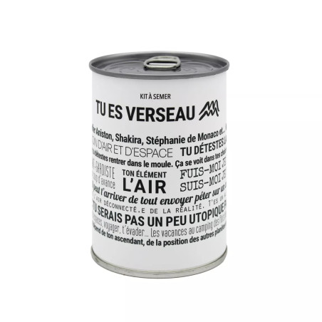 Kits à Semer Verseau avec "Tout est Dit" - Mauvaises Graines