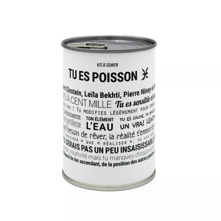 Kits à Semer Poisson avec "Tout est Dit" - Mauvaises Graines