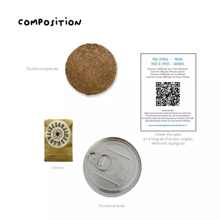 Kit à Semer "Merci Maitre" - Mauvaises Graines