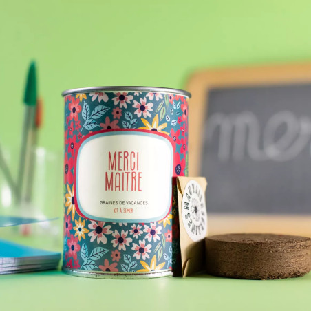 Kit à Semer "Merci Maitre" - Mauvaises Graines
