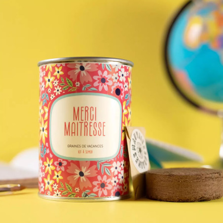 Kit à Semer "Merci Maitresse" - Mauvaises Graines