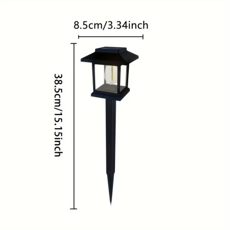 Lampe de Chemin Solaire – Éclairage Étanche