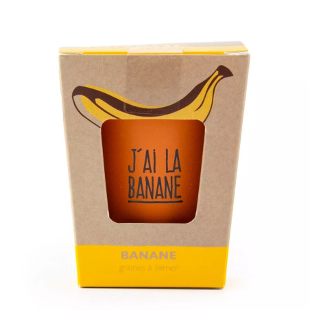 Kit Message J'ai la Banane Bananier - Radis et Capucine