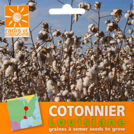 Graines Cotonnier de Louisiane - Radis et Capucine