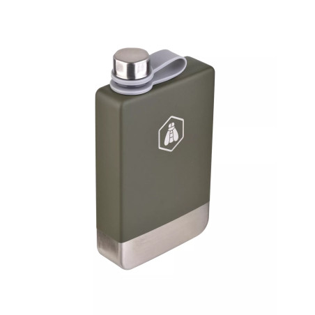 Flasque en Acier Inoxydable Vert Kaki 255ml - Laguiole
