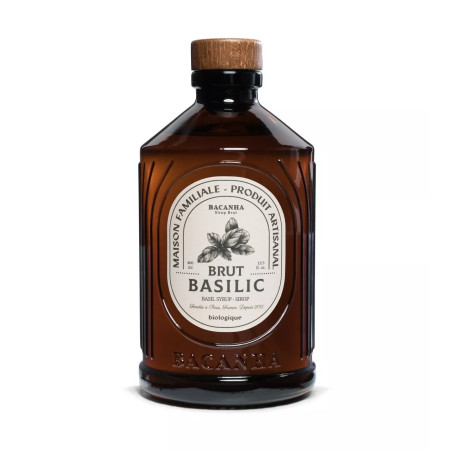 Sirop Brut de Basilic Bio - Bacanha