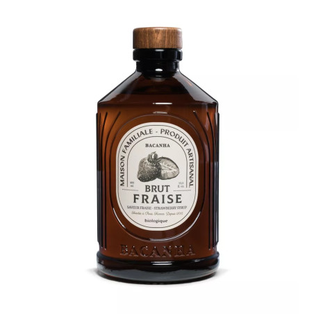 Sirop Brut de Fraise Bio - Bacanha