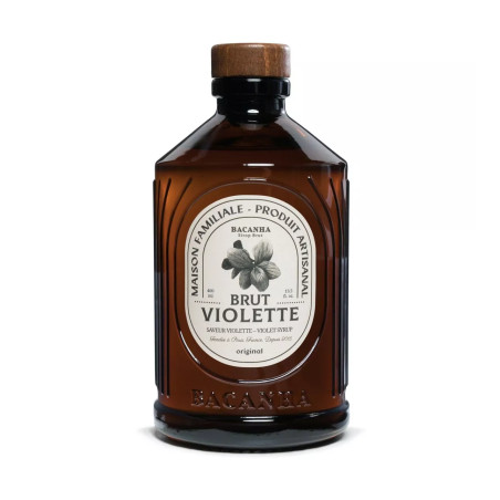 Sirop Brut de Violette Bio - Bacanha