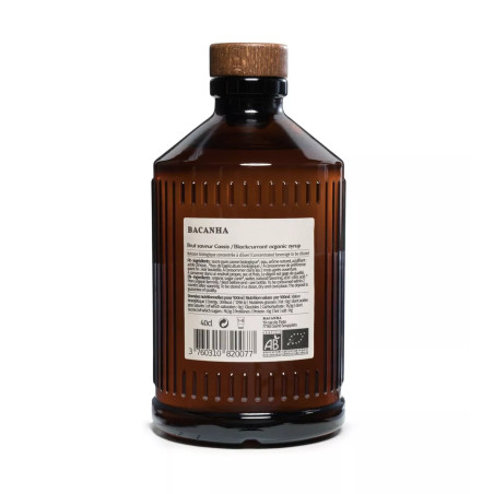 Sirop Brut de Cassis Bio - Bacanha