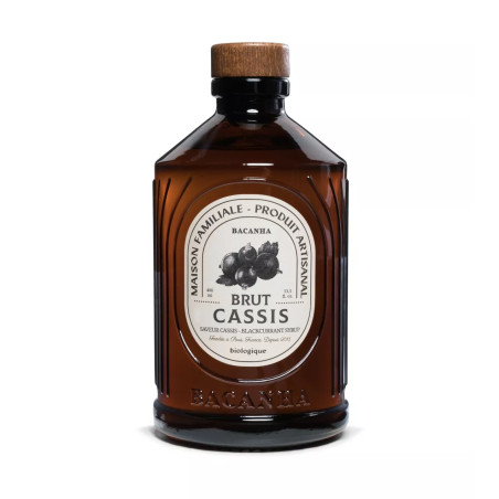Sirop Brut de Cassis Bio - Bacanha