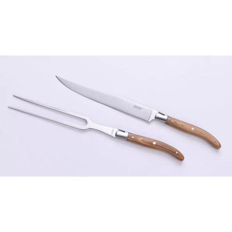 Set à Découper Couteau et Fourchette - Laguiole