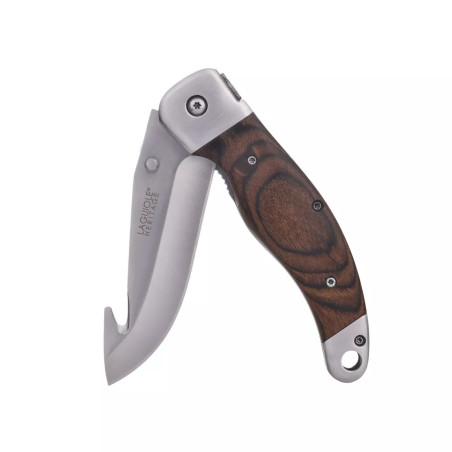 Coffret Couteau de Chasse avec Etui en Cuir Noir - Laguiole