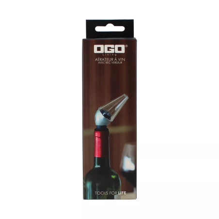 Aérateur bec verseur en plastique et silicone - Ogo Living