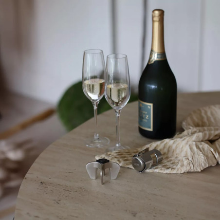 Bouchon à champagne en acier inoxydable - Ogo Living
