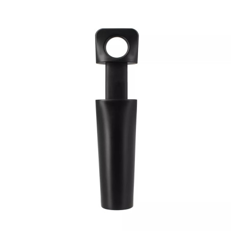 Pompe à vin Deluxe noir mat avec 2 bouchons en silicone - Ogo Living
