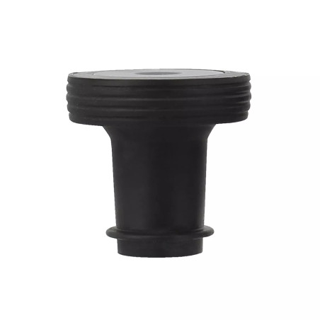 Pompe à vin Deluxe noir mat avec 2 bouchons en silicone - Ogo Living