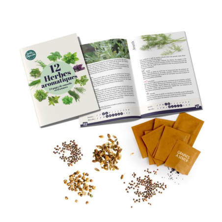 Kit 12 Sachets d'Aromates - Radis et Capucine