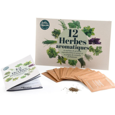 Kit 12 Sachets d'Aromates - Radis et Capucine