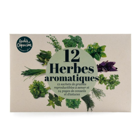 Kit 12 Sachets d'Aromates - Radis et Capucine