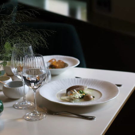 Boîte de 6 verres à pied Astral 40cl en cristallin - Ogo Living