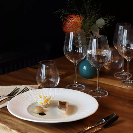 Boîte de 6 verres à pied Astral 50cl en cristallin - Ogo Living