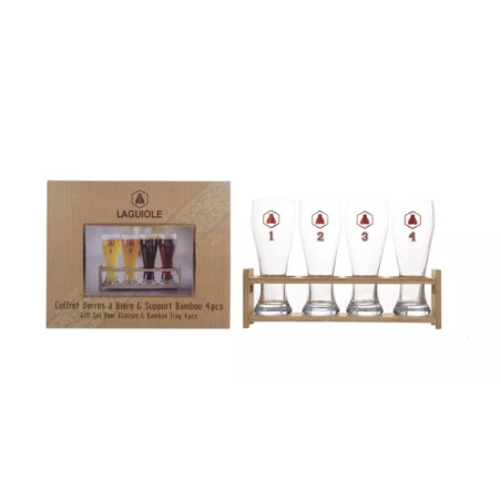 SET DE 4 VERRES À BIÈRE - Laguiole