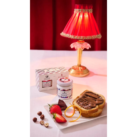 Coffret Moulin Rouge 2X100G : Fraise Cancan & Choc'Ohlala - Confiture Parisienne