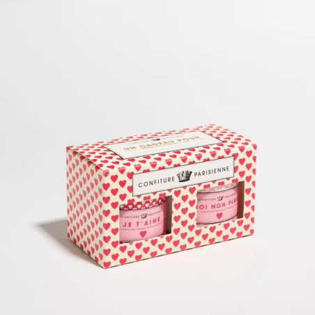 Coffret 2 confiture Je t'aime moi non plus - Confiture Parisienne