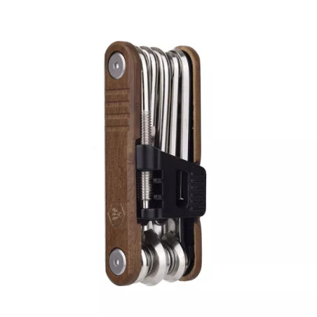 Kit de réparation pour vélo multifonction en bois d'Hêtre - Laguiole