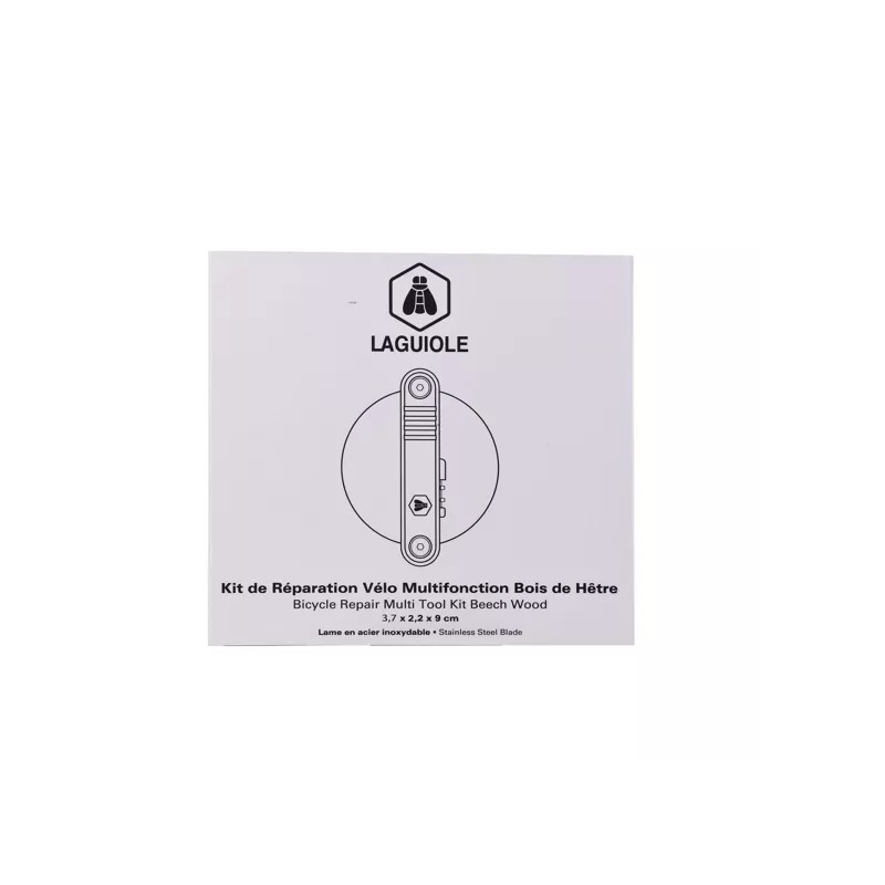 Kit de réparation pour vélo multifonction en bois d'Hêtre - Laguiole