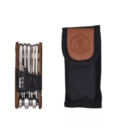 Kit de réparation pour vélo multifonction en bois d'Hêtre - Laguiole