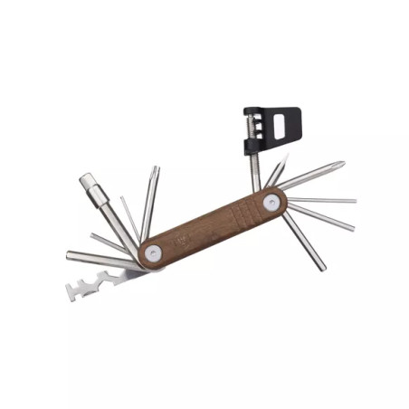 Kit de réparation pour vélo multifonction en bois d'Hêtre - Laguiole