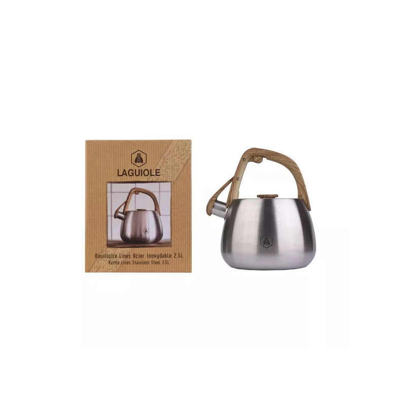 BOUILLOIRE ACIER INOXYDABLE 2.5 LITRES - Laguiole