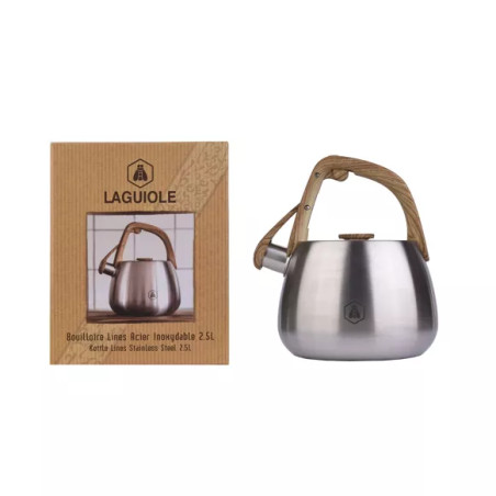 BOUILLOIRE ACIER INOXYDABLE 2.5 LITRES - Laguiole