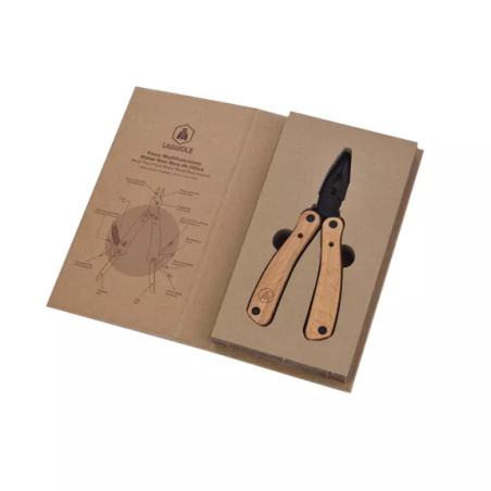 Pince multifonctions Métal Noir en Bois de Hêtre - Laguiole