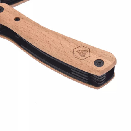 Pince multifonctions Métal Noir en Bois de Hêtre - Laguiole