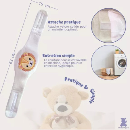 Bouillotte Girafe Bébé Anti Colique Hypoallergénique et Lavable - HELLO HIPPO