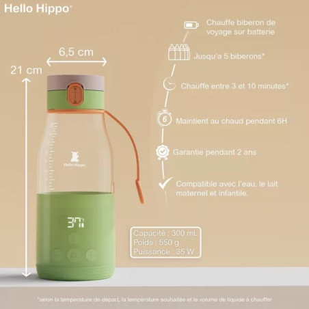 Chauffe biberon nomade premium - HELLO HIPPO