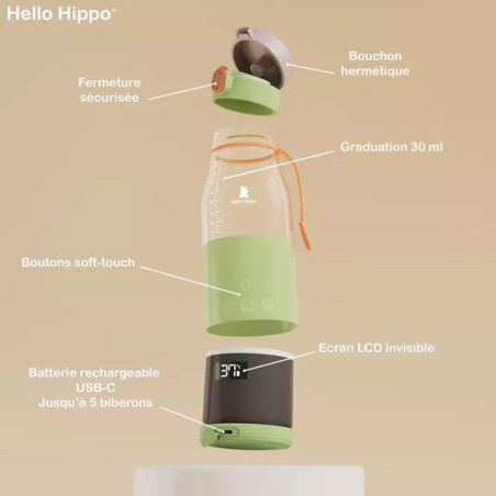 Chauffe biberon nomade premium - HELLO HIPPO